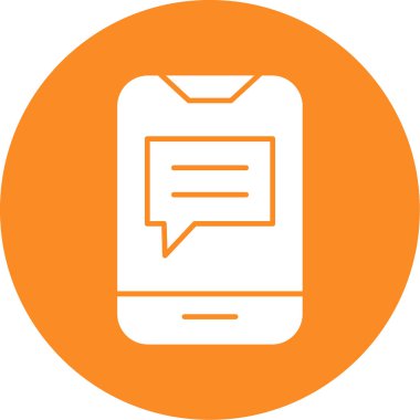 Konuş. Web simgesi basit tasarım