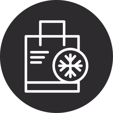 Tıbbi maske simgesinin vektör çizimi