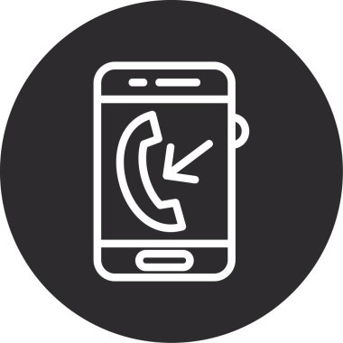 Projeniz için vektör çağrısı simgesi