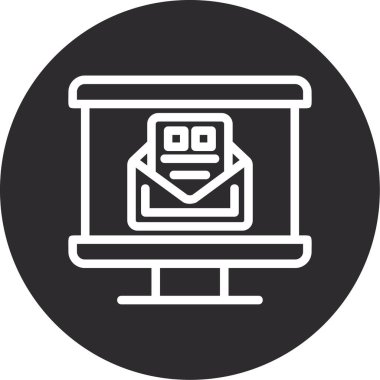 seo modern simgesinin vektör illüstrasyonu