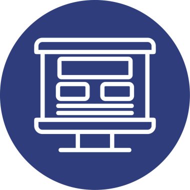 Modern dizüstü bilgisayar simgesinin vektör illüstrasyonu