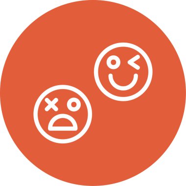 İfade simgesi, vektör illüstrasyonu