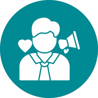 vektör kalp simgesi, basit illüstrasyon