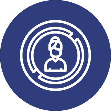 Vektör Adam Simgesi illüstrasyonu