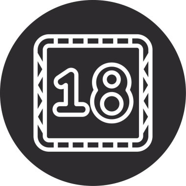 Tarih simgesinin illüstrasyon vektörü grafiği