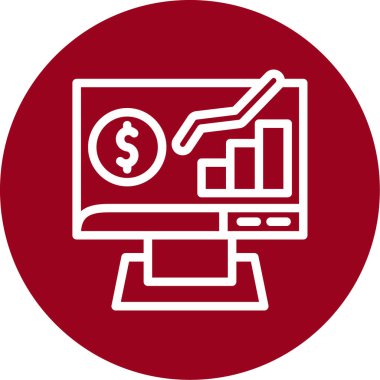 Bir dizüstü bilgisayar simgesinin vektör illüstrasyonu