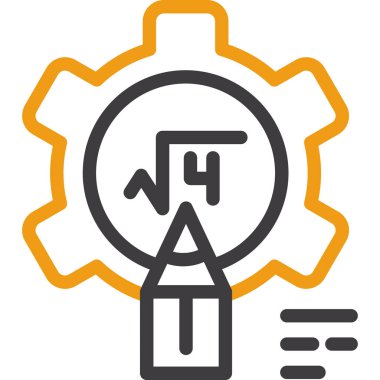 Simge Moda Biçimi İzole Arkaplanda Ayarlanıyor