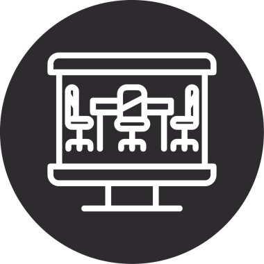 Modern eğitim ikonunun vektör illüstrasyonu