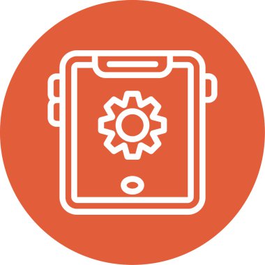 Simge vektör illüstrasyonu ayarlanıyor