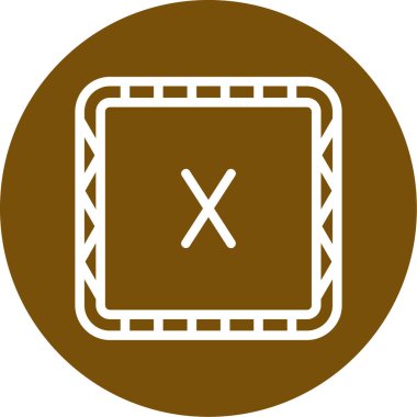 Çikolata. Web simgesi basit illüstrasyon