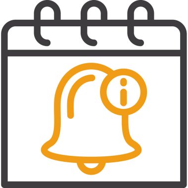 Alarm çanı simgesi doldurulmuş - özet biçimi