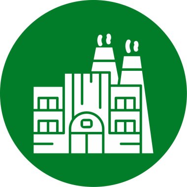 Şehir. Web simgesi basit tasarım