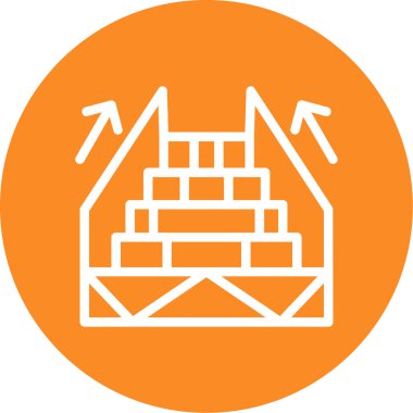 inşaat simgesi vektör illüstrasyonu