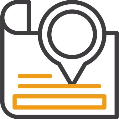 Arama simgesi vektör illüstrasyonu