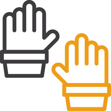 eldiven eldiven el simgesi