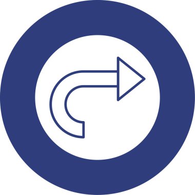 ok simgesi vektör illüstrasyonu