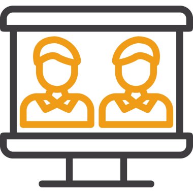 iş takımı simgesi vektör illüstrasyonu