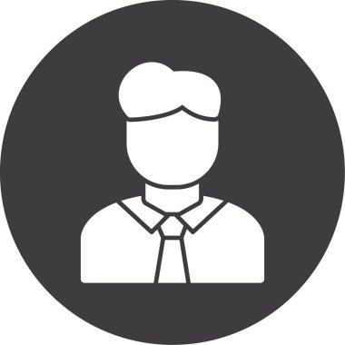 İnsan simgesinin vektör illüstrasyonu