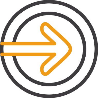 ok simgesi vektör illüstrasyonu