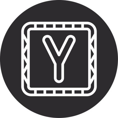 Modern b 'nin vektör illüstrasyonu eksik simgesi