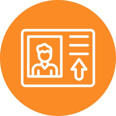 Belge simgesinin vektör illüstrasyonu