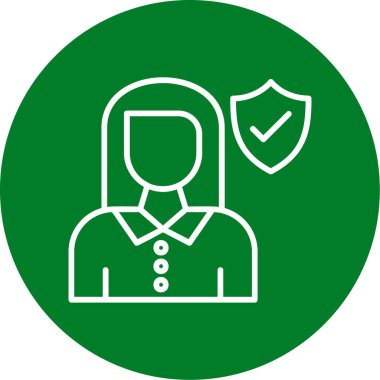 Kadın vektör illüstrasyonu