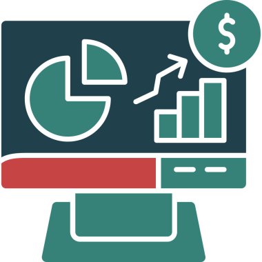 İş büyüme düz kutsal kişilerin resmi, vektör çizim