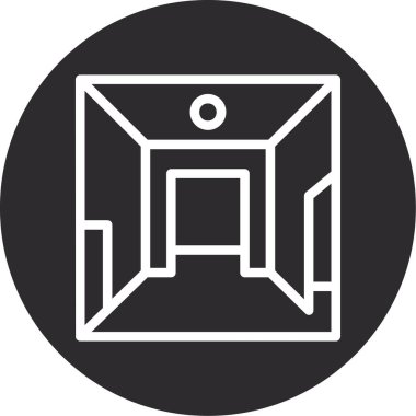 vektör galerisi simgesi, basit illüstrasyon