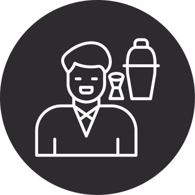 İnsan simgesinin vektör illüstrasyonu