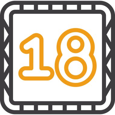 Takvim simgesinin vektör illüstrasyonu