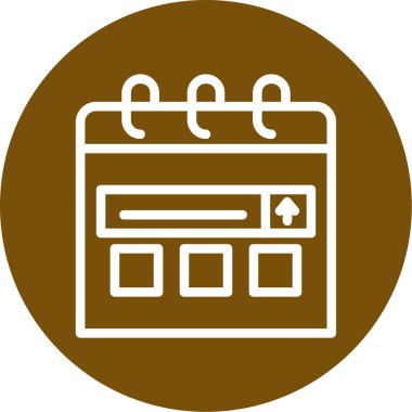 tarayıcı pencere simgesi vektör illüstrasyonu