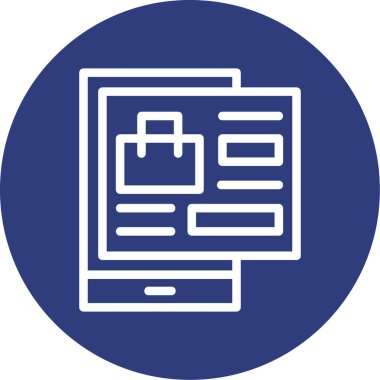 Web ve tasarım satırı vektör simgesi.