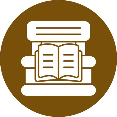 kitap simgesi vektör illüstrasyonu