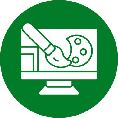 seo modern simgesinin vektör illüstrasyonu