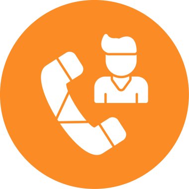 Çağrı merkezi ikon vektör illüstrasyonu