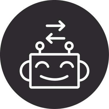 Modern simgenin vektör illüstrasyonu