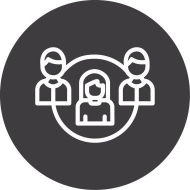 seo modern simgesinin vektör illüstrasyonu