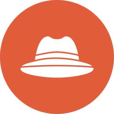 Şapka simgesi vektör illüstrasyonu