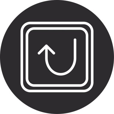 ok simgesinin vektör illüstrasyonu