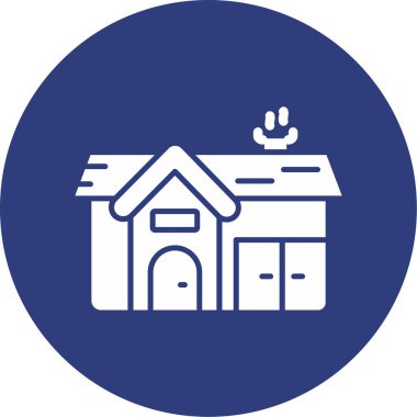 Köpek dükkanı. Ağ simgesi. resimleme