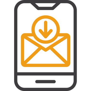 e- posta ileti vektörü simgesi