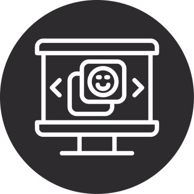 Web simgesi, vektör illüstrasyonu, teknoloji kavramı