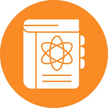 Bir kitap simgesinin vektör illüstrasyonu