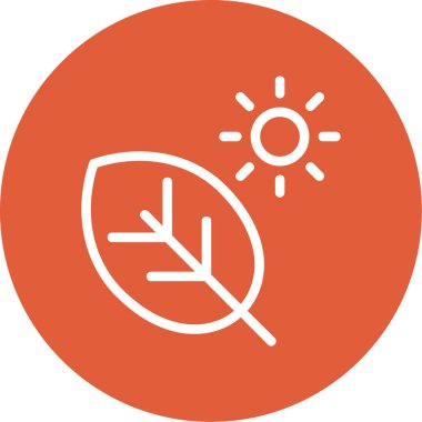 Güneş simgesinin vektör illüstrasyonu