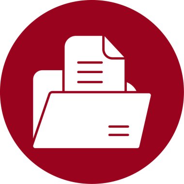 Dosya biçim simgesinin vektör illüstrasyonu