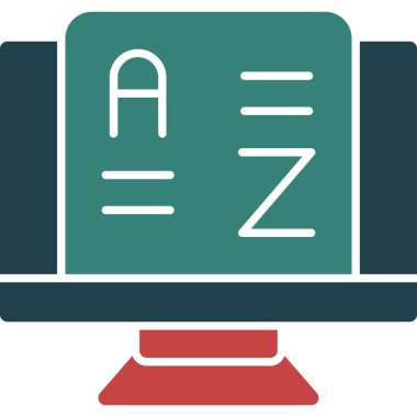 Eğitimde öğrenme ikonu - okul - öğrenme kategorisi