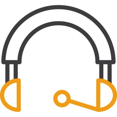 Kulak tıkacı. Web simgesi basit illüstrasyon