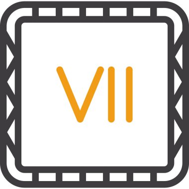 Tek bir simgenin vektör illüstrasyonu