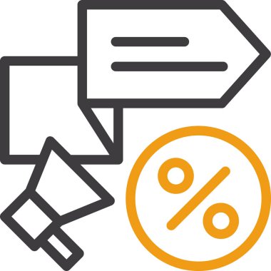 indirimli fiyat etiketi simgesi