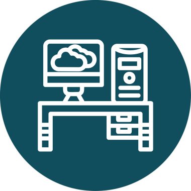 seo modern simgesinin vektör illüstrasyonu